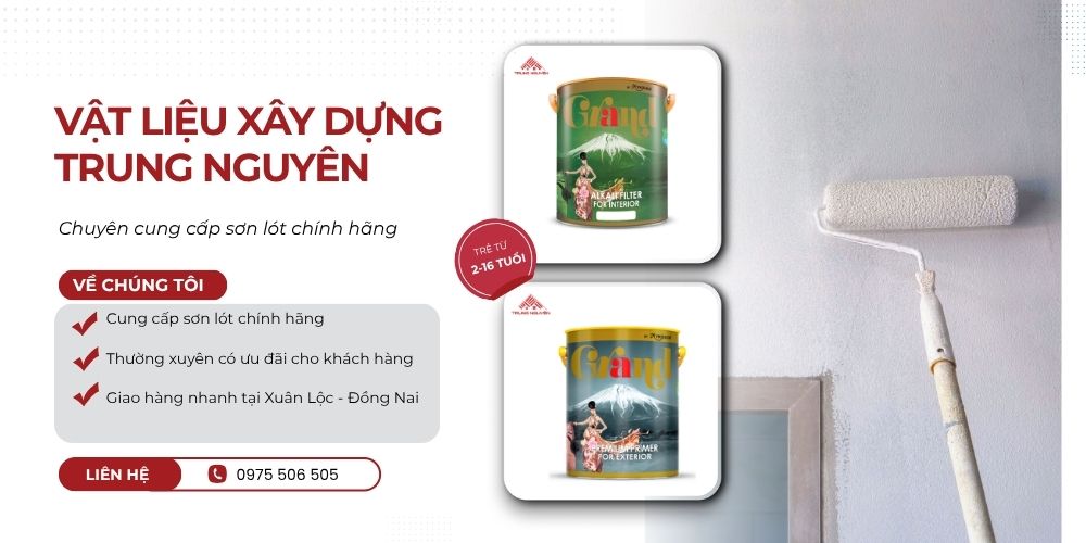 Vật Liệu Xây Dựng Trung Nguyên - Đơn vị cung cấp sơn lót chất lượng cao