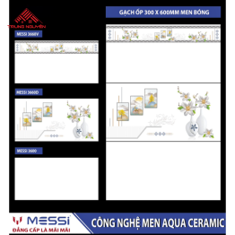 Gạch 30x60 Men: MS3600- MS3660- MS3660V