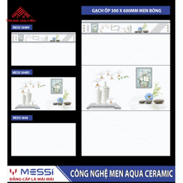 Gạch Men 30x60: MS3645 - MS3645D - MS3645V