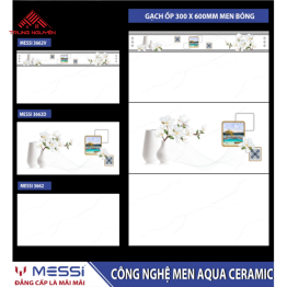 Gạch 30x60 Men: MS3662- MS3662D- MS3662V
