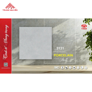 Gạch Porcelain Matt Màu Xám Nhạt TASA 30x30 – Mã 3131