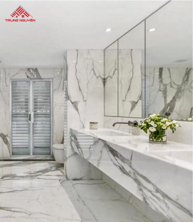 Top 11+ Mẫu Đá Marble Trắng Tự Nhiên Đẹp Nhất – Đá Cẩm Thạch Ốp Lát